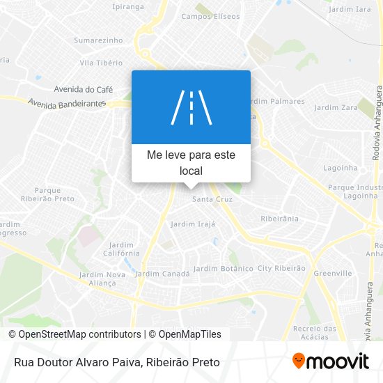 Rua Doutor Alvaro Paiva mapa
