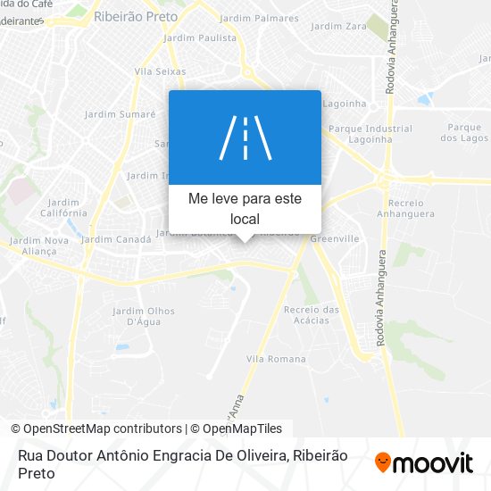 Rua Doutor Antônio Engracia De Oliveira mapa