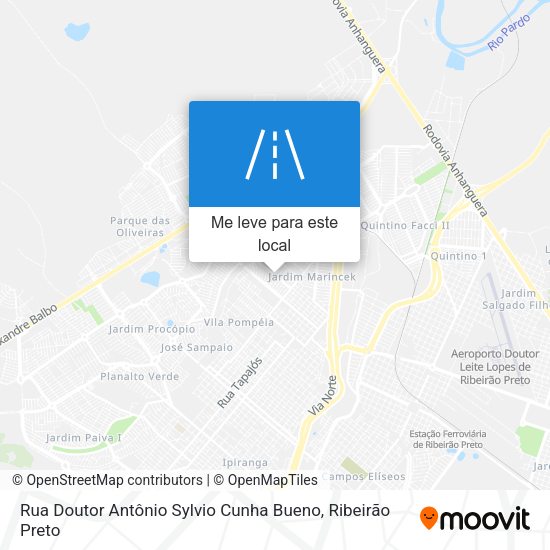 Rua Doutor Antônio Sylvio Cunha Bueno mapa