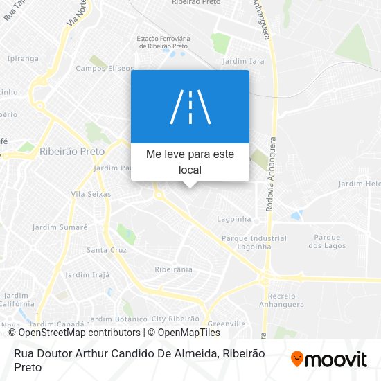 Rua Doutor Arthur Candido De Almeida mapa