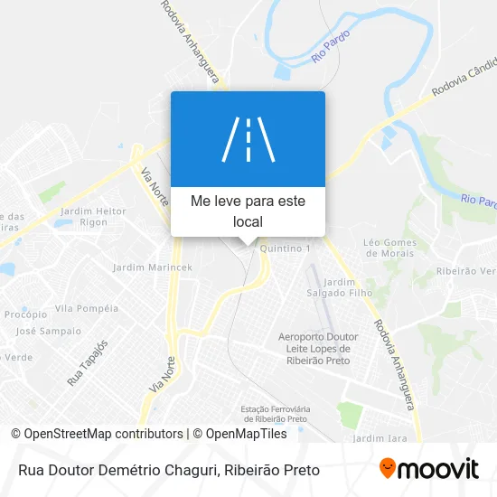 Rua Doutor Demétrio Chaguri mapa