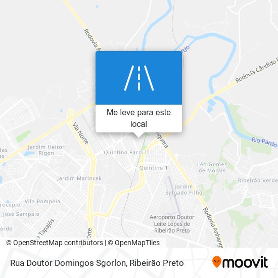 Rua Doutor Domingos Sgorlon mapa
