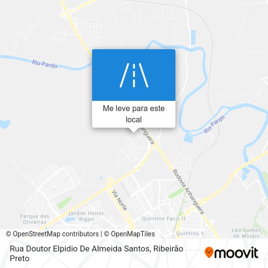 Rua Doutor Elpidio De Almeida Santos mapa