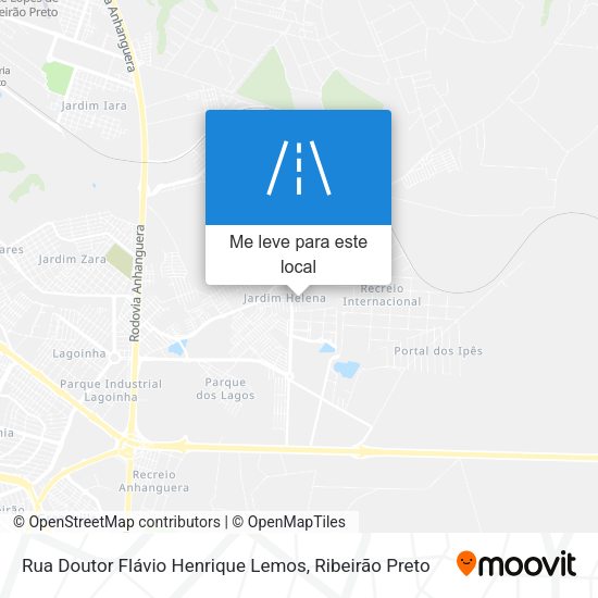 Rua Doutor Flávio Henrique Lemos mapa