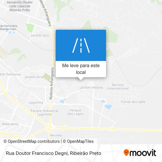 Rua Doutor Francisco Degni mapa