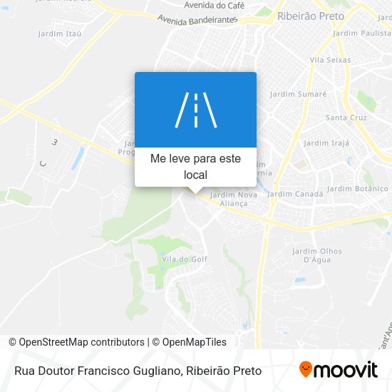 Rua Doutor Francisco Gugliano mapa