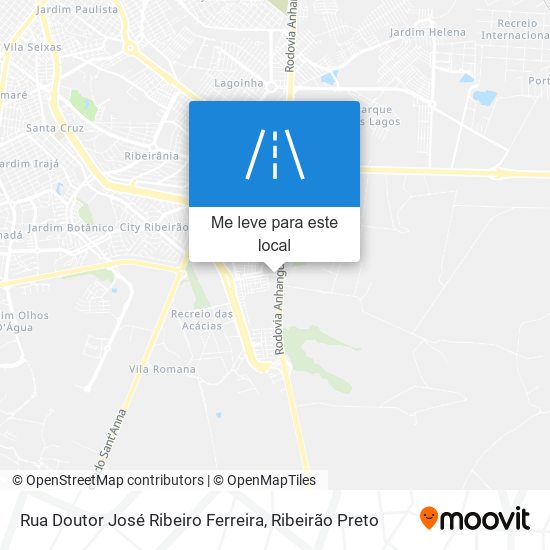 Rua Doutor José Ribeiro Ferreira mapa