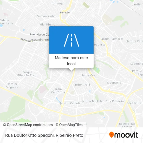 Rua Doutor Otto Spadoni mapa