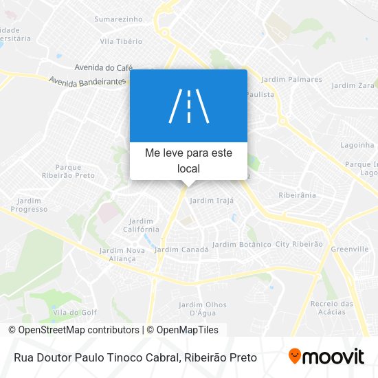 Rua Doutor Paulo Tinoco Cabral mapa