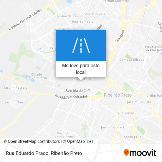 Rua Eduardo Prado mapa