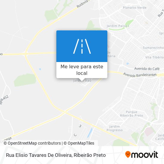 Rua Elisio Tavares De Oliveira mapa