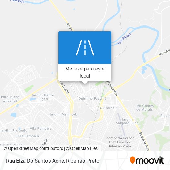 Rua Elza Do Santos Ache mapa