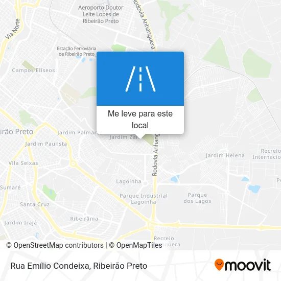 Rua Emílio Condeixa mapa