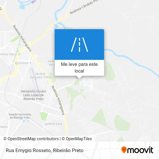 Rua Emygio Rosseto mapa