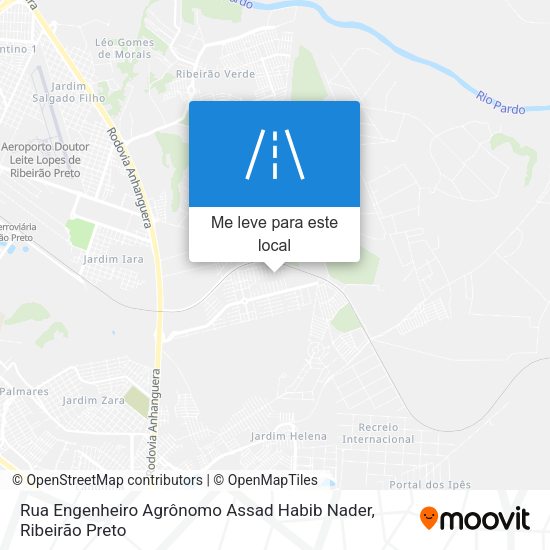 Rua Engenheiro Agrônomo Assad Habib Nader mapa