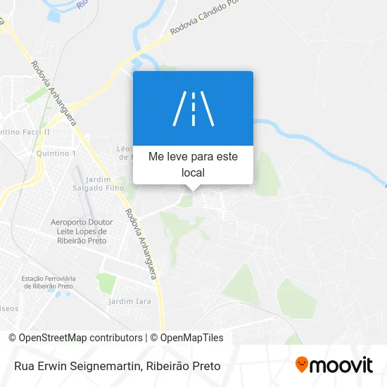 Rua Erwin Seignemartin mapa