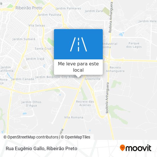 Rua Eugênio Gallo mapa