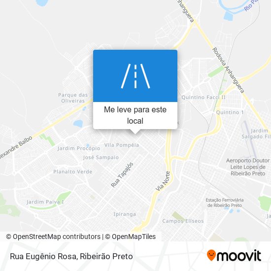 Rua Eugênio Rosa mapa