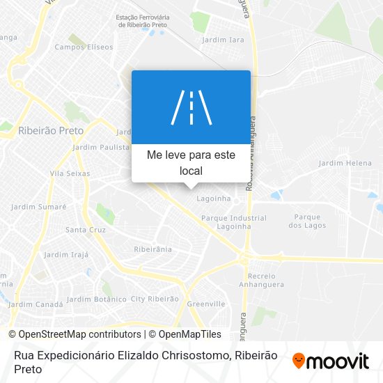Rua Expedicionário Elizaldo Chrisostomo mapa