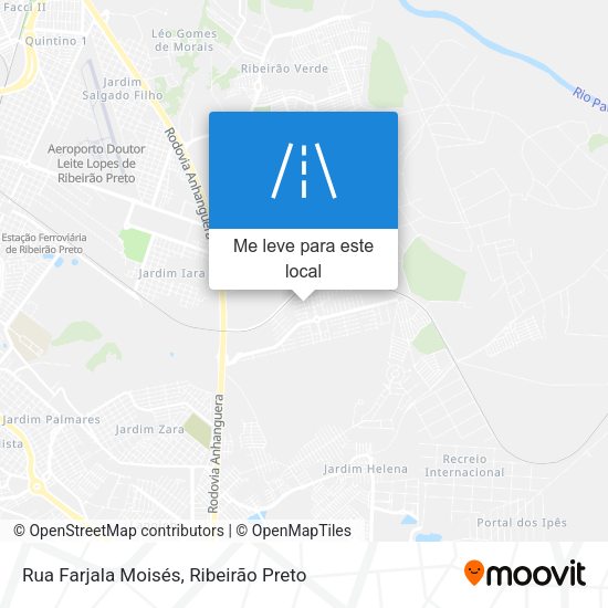 Rua Farjala Moisés mapa