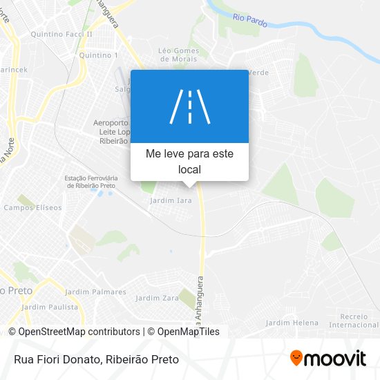 Rua Fiori Donato mapa