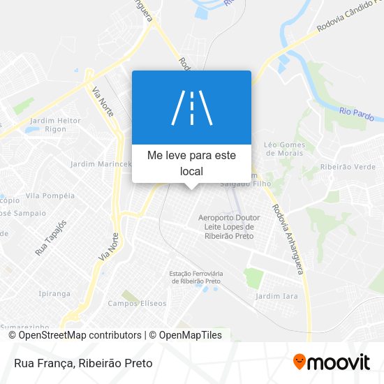 Rua França mapa