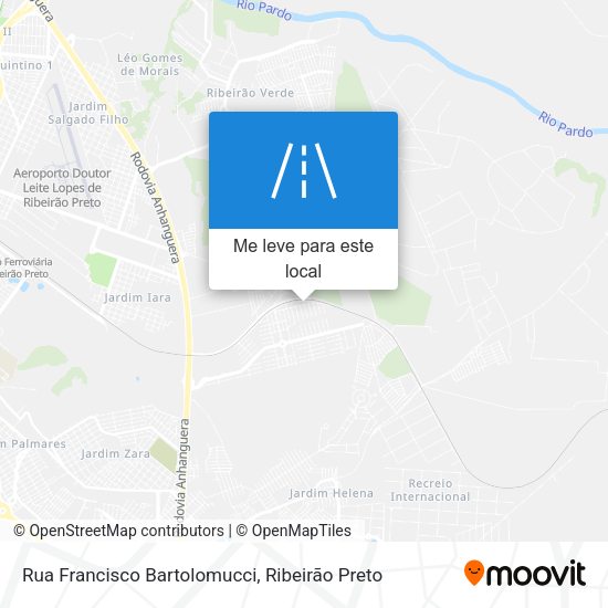 Rua Francisco Bartolomucci mapa