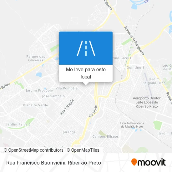 Rua Francisco Buonvicini mapa