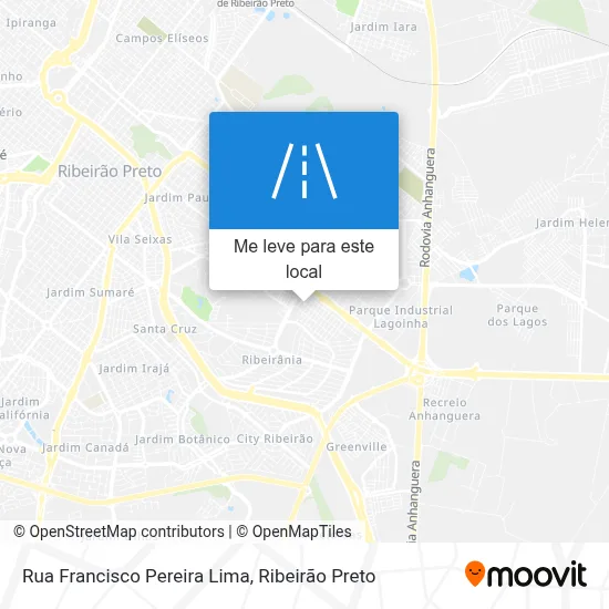 Rua Francisco Pereira Lima mapa