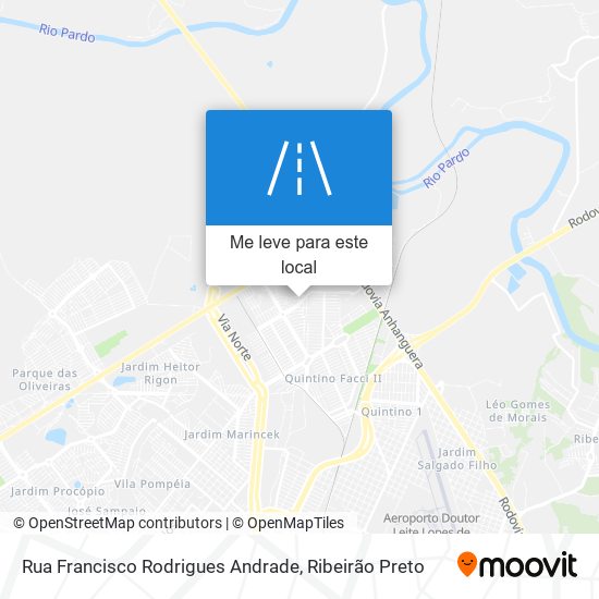 Rua Francisco Rodrigues Andrade mapa