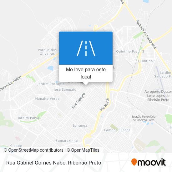 Rua Gabriel Gomes Nabo mapa