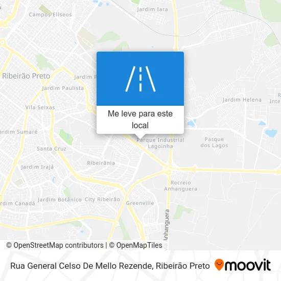 Rua General Celso De Mello Rezende mapa