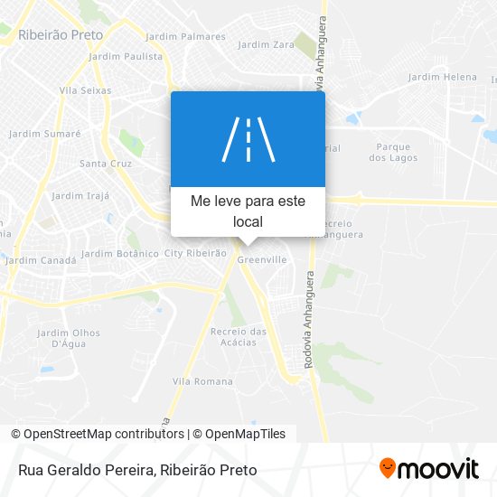 Rua Geraldo Pereira mapa