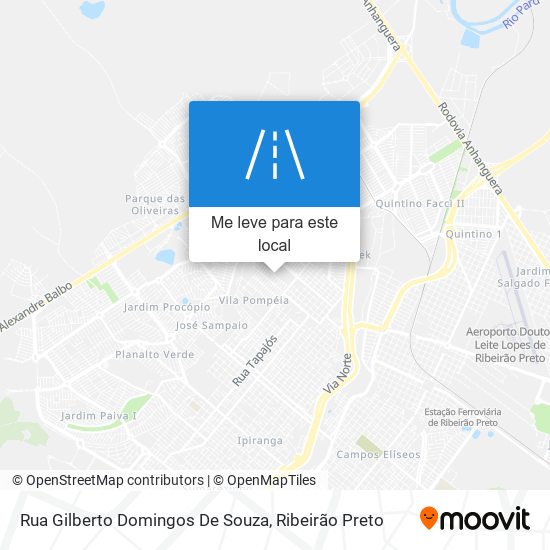 Rua Gilberto Domingos De Souza mapa