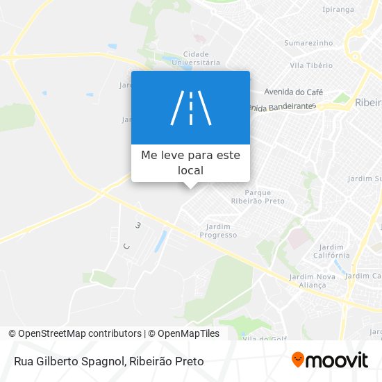 Rua Gilberto Spagnol mapa