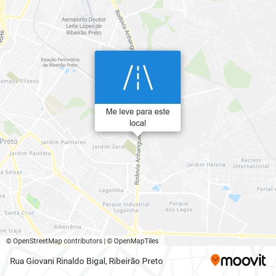 Rua Giovani Rinaldo Bigal mapa