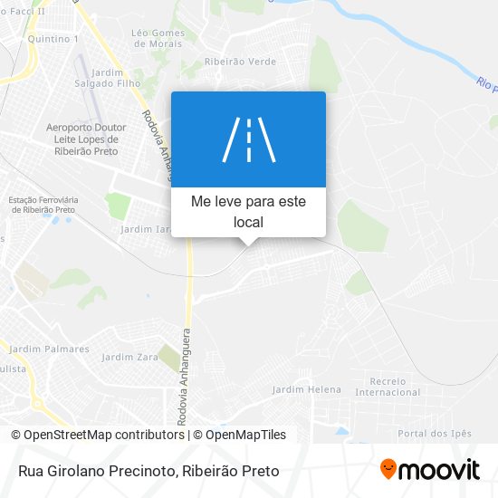 Rua Girolano Precinoto mapa