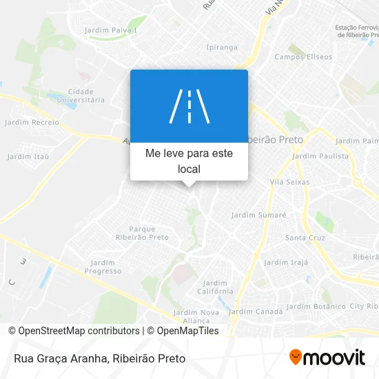 Rua Graça Aranha mapa