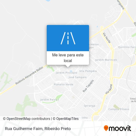 Rua Guilherme Faim mapa