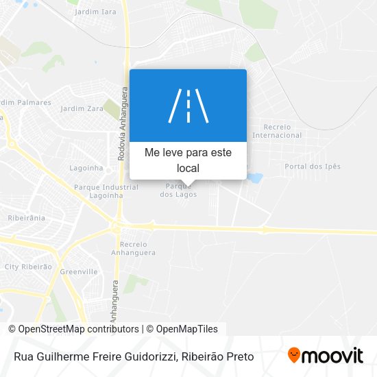 Rua Guilherme Freire Guidorizzi mapa