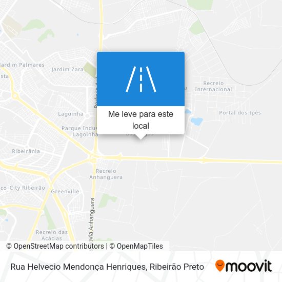Rua Helvecio Mendonça Henriques mapa