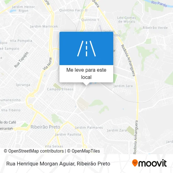 Rua Henrique Morgan Aguiar mapa