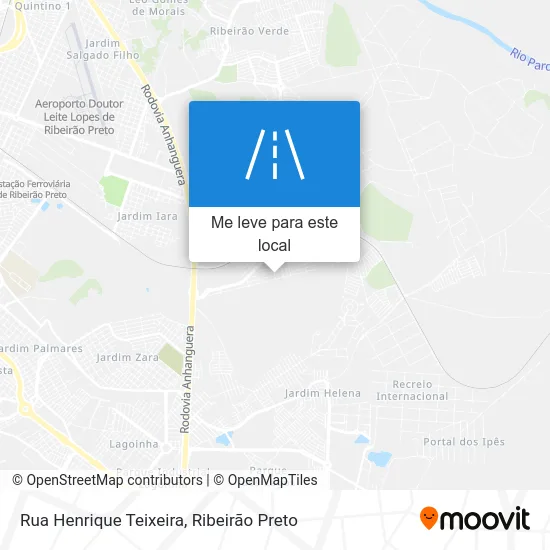 Rua Henrique Teixeira mapa