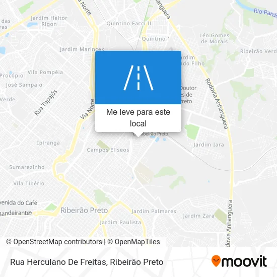 Rua Herculano De Freitas mapa