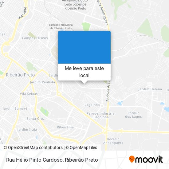 Rua Hélio Pinto Cardoso mapa