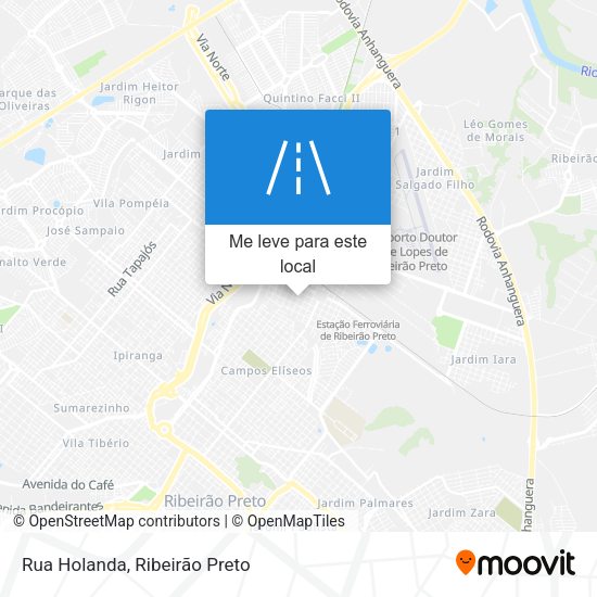Rua Holanda mapa