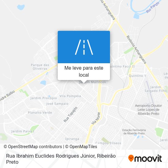 Rua Ibrahim Euclides Rodrigues Júnior mapa