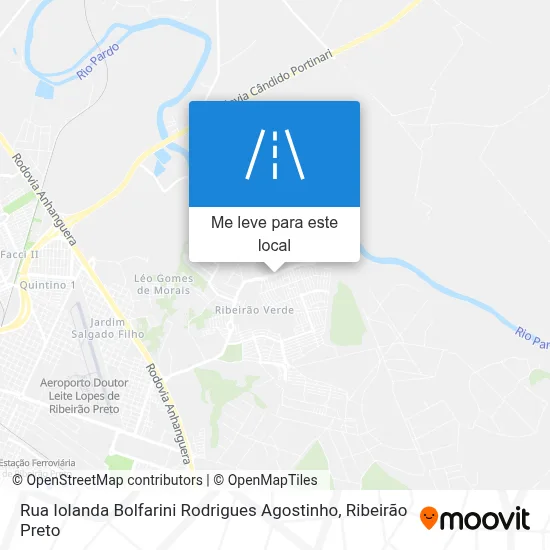 Rua Iolanda Bolfarini Rodrigues Agostinho mapa