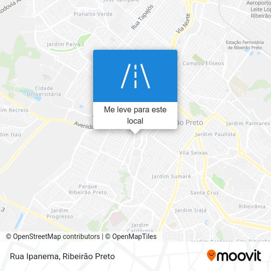 Rua Ipanema mapa