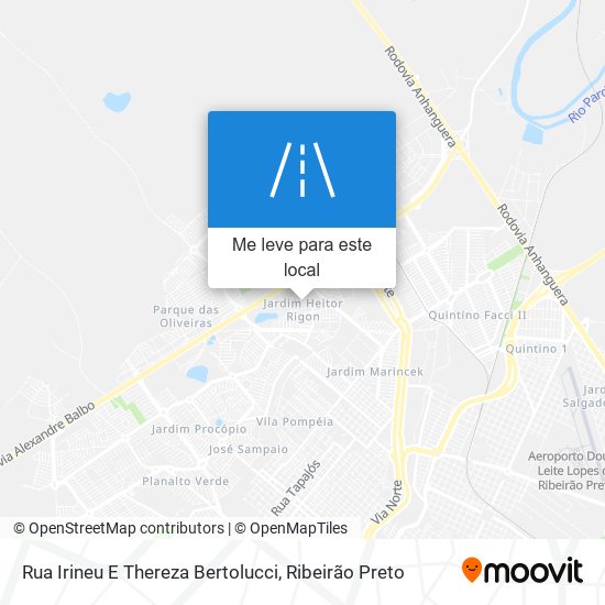 Rua Irineu E Thereza Bertolucci mapa
